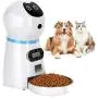 TTPet Automatic Cat Feeder, Timed Dog Food Dispenser, 3.5L Capacity, Stainless Steel Bowl, Portion Control, Voice Recording, Timer Programmable up to 4 Meals a Day TTPet Automatic Cat Feeder, Timed Dog Food Dispenser, 3.5L Capacity, Stainless Steel Bowl, Portion Control, Voice Recording, Timer Programmable up to 4 Meals a Day