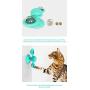 DOITPE Windmill Cat Toy Turntable Teasing Pet Toy Scratching Tickle Cats Hair Brush Funny