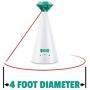 Ruff n Ruffus Automatic Laser Cat Toy + Free Bonus 3-in-1 Chase Toy | Interactive Cat Chase Toy | 3 Rotating Modes | Auto Shut-Off | AA Battery Operated | Kitten/Cat Owner’s Gift Idea