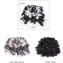 BeesClover 1Pcs Dog Snuffle Mat Pet Puzzle Toy Sniffing Training Pad Activity Blanket Feeding Mat for Dog Release Stress Dark Gray White pet Gift