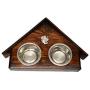 Rottweiler, a Dogs Bowl with a Relief from ArtDog