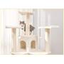 Cat Tree, Cat Tower, 67.3 inches Multi-Level Kitten Play House Furniture, with 2 Spacious Condo, Sisal Scratching Posts and Dangling Balls, for Cat Indoor Relaxing