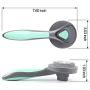 YoTelim Dog Brush Cat Brush with Massages Particle, Self Cleaning Slicker Brush for Dog Grooming, Gently Removes Loose Undercoat, Shedding Mats and Tangled Hair Suitable for All Long or Short Hair