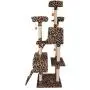 LOVEPET 72'' Stable Cute Sisal Cat Climb Holder Cat Tower Multifunction Combination Cat Jumping Platform Cat Furniture Leopard Print (23.23'' x 22.44'' x 71.65'') LOVEPET 72'' Stable Cute Sisal Cat Climb Holder Cat Tower Multifunction Combination Cat Jumping Platform Cat Furniture Leopard Print (23.23'' x 22.44'' x 71.65'')
