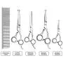 Beinhome Dog Grooming Scissors Kit with Safety Round Tip,5pcs Stainless Steel Heavy Duty Titanium Coated Pet Grooming Trimming Set,thinning,Straight,Curved Shears Comb for Long Short Hair for Pet Beinhome Dog Grooming Scissors Kit with Safety Round Tip,5pcs Stainless Steel Heavy Duty Titanium Coated Pet Grooming Trimming Set,thinning,Straight,Curved Shears Comb for Long Short Hair for Pet