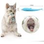 Cat Toothbrush Toy, Catnip Toys for Cats, Cat Toys with Catnip, Teeth Cleaning Toy for Cats, Silicone Fish Toys Pet Molar Stick Cat Teeth Cleaning Brush, Interactive Chew Toy for Pet Cat Kitten, 2 PCS