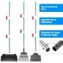 PUPTECK Dog Pooper Scooper 3 Pack, Detachable Long Handle Metal Rake, Tray and Spade Set,Easy to Use Pet Backyard Waste Removal Pooper Scooper for Large Dogs Pets