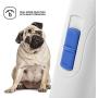 Home Zone Pet Electric Nail Grinder - 2-Speed Professional Pet Nail Trimmer with Replacement Grooming Wheel
