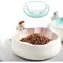 DotPet Cat Feeding Bowls, Ceramics Single Food Feeding Bowl for Cats/Dogs, Non-Slip Anti-Spill Ceramics Single Dish or Water Feeder Bowl DotPet Cat Feeding Bowls, Ceramics Single Food Feeding Bowl for Cats/Dogs, Non-Slip Anti-Spill Ceramics Single Dish or Water Feeder Bowl