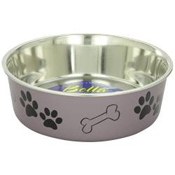 Loving Pets Metallic Bella Bowl, Extra Large, Grape