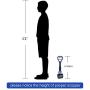 LEADALLWAY Dog Pooper Scooper with 17.7in Long Handle-Perfect Without Smelling and Tuching
