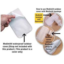 PawFlex Outdoor Water Proof Cover. Slides Over MediMitts for Dogs paw (which are Sold Separately) Fastens with Medimitt Strap. Useful for hot Spots, Fungus, Allergies and Chronic Licking Value 20 pk