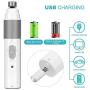 Beloveboo Cat and Dog Nail Grinder Clippers Set, Electric Rechargeable Pet Nail Trimmer, Painless Paws Grooming & Smoothing for Small Medium Large Dogs Cats