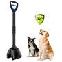 ibestbuy 32'' Long Handle Large Pooper Scooper for Large Dogs and Small Dogs with Non-breakable Premium Material and Durable Spring,Portable Foldable for Easy Grass and Gravel Pick Up