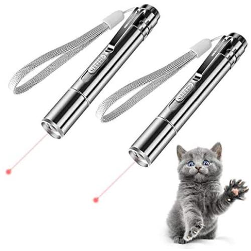 Coppthinktu 2PCS Cat Toys for Indoor Cats Kitten Toys, Adorable Interactive Cat Toy USB Motion Kitten Toy, Pet Toys for Cats Fun Toy for Cat Exercise