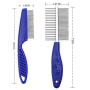 Dog Comb, Cat Comb Grooming Tools Comb Kit For Dog And Cat Double Sided Comb,Metal Dog Comb for Removing Matted Fur, Knots & Tangles,Shedding Comb