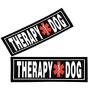 Dogline Therapy Dog Patches for Harnesses and Vests Removable 3D Rubber Patches with Hook Backing for Small Medium or Large Working Dogs Dogline Therapy Dog Patches for Harnesses and Vests Removable 3D Rubber Patches with Hook Backing for Small Medium or Large Working Dogs