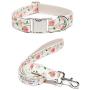 Bubblepup Dog Collar and Leash Set, Dog Collar with Leash Set Adjustable Dog Collar and Leash for Small Medium Large Dogs