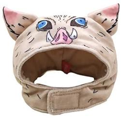 Demon Slayer Cat Costume Cosplay Mask Hashibira Inosuke Pet Accessories Cat Toys