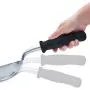 Scoop Monster Silver Cat Litter Scooper with Easy Grip Soft Foam Ergo Short Sturdy Handle and Super Large Non-Stick Deep Shovel for Fast Sifting – Suitable for Sore Hands Too