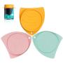 ComSaf Pet Food Can Covers Silicone Set of 3, Pet Food Can Lids Fit Multiple Sizes for Dog Cat Food, Durable Flexible Tight Seal Cover BPA Free Dishwasher Safe