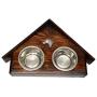 Saluki, a Dogs Bowl with a Relief from ArtDog