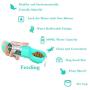 XCYY Portable Dog Water Bottle, Dog Water Bowl Dispenser,Made of Environmentally ABS Material,Multifunctional Integrated Design,with Water Cup,Poop Shovel,Dog Food Container,Garbage Bag,Lanyard,10oz