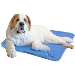 The Green Pet Shop Dog Cooling Mat - Pressure-Activated Gel Cooling Mat For Dogs - This Pet Cooling Mat Keeps Dogs and Cats Comfortable All Summer - Avoid Overheating, Ideal for Home and Travel