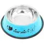 SMALLLEE_LUCKY_STORE Small Dog Cat Bowl, Blue, Medium SMALLLEE_LUCKY_STORE Small Dog Cat Bowl, Blue, Medium