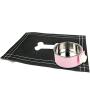 Qingbei Rina Dog Cat Food Feeding Mat |Digital Print and Cute Original Design |Flexible, Waterproof Pet Food Mat