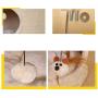 Cat Tower Condo, Cat Tree Furniture Kitten Play House Flannel-Covered Cat Tree Barrel Sturdy and Stable Cat Tree Play Tower