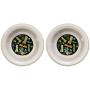 Black Duck Brand Pet Bowl Melamine 2cat/2dog 7in Dog Bowl/5.5in Cat-4ast Dsgn