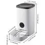 Yescom 6L Smart Automatic Pet Feeder 2.4G WiFi 1080P Camera 10s Voice Record Programmable Timer Food Dispenser Dog Cat Yescom 6L Smart Automatic Pet Feeder 2.4G WiFi 1080P Camera 10s Voice Record Programmable Timer Food Dispenser Dog Cat