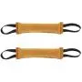 aternee 2Pcs Bite Sausage with 2 Hand Strap Stick Toy for Dog Training aternee 2Pcs Bite Sausage with 2 Hand Strap Stick Toy for Dog Training