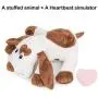 Moropaky Puppy Toy Heartbeat Toy for Anxiety Relief, Behavioral Training Aid Toy for Dog Calming Sleeping Soother Cuddle Snuggle Your Pet