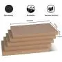 FUKUMARU Cat Scratcher Cardboard 5 PCS with Box, Reversible Cat Scratch Pad, Kitty Corrugated Scratching Bed