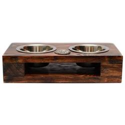 Newfoundland, a Dogs Bowl with a Relief from ArtDog