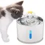 KUANDARM Fountains and Water Features,Electric Pet Water Dispenser Automatic Power-Off with Luminous LED Blue,Drinking Fountains for Dogs, Gray KUANDARM Fountains and Water Features,Electric Pet Water Dispenser Automatic Power-Off with Luminous LED Blue,Drinking Fountains for Dogs, Gray