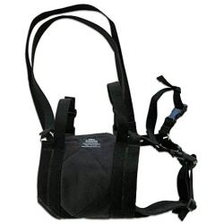 ANIMAL SUSPENSION TECHNOLOGY GET-A-Grip Dog Harness - Small - Black Lift Harness for Dogs - Support for Injured OR WEAK Dogs - Rehab Harness