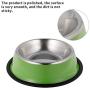 CEREALY 3 Color Dog Bowl Stainless Steel Cat Feeder Bowl Water Bowl with Non-Slip Rubber Base Easy to Clean Pets Feeding Accessories for Small Dogs Cats Pets Kittens Ppuppy Rabbits Hamsters