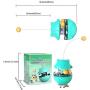 Cat Treat Dispenser Ball Toys, Interactive Treat-Dispensing Ball for Indoor Cats & Dogs, Tumbler Shaped Pet Slowfeeder, IQ Stimulation Puzzle Feeder Toy Easy to Clean