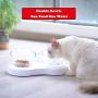 Love Dream Cat Bowls Elevated, Raised Cat Food Bowls with Stand, 0/20° Tilted Cat Food Water Bowl Stress-Free Suit for Cats Small Dogs