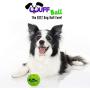 WUFF BALL - The Best Dog Ball Ever! Fun Durable Ultra Bouncy Green Fetch Dog Toy, Fits Ball Launcher