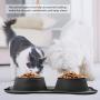 URPOWER Dog Bowls Stainless Steel Dog Bowl with No Spill Dog Food Bowl Non-Slip Silicone Mat Feeder Bowls Pet Bowl for Puppy Small Medium Dogs Cats and Pets