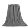 furrybaby Premium Fluffy Fleece Dog Blanket, Soft and Warm Pet Throw for Dogs & Cats (Small (2432''), Pure Grey)