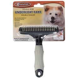 Evolution Double Row Undercoat Rake with Rotating Pins