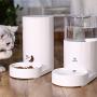 FUNLULA FUNLULA FUNLULA Automatic Water Dispenser and Manual Cat Food Feeder in Set for Small Medium Large Dog Cats Puppy Kitten Pet Self-Dispensing Big Capacity Bowl