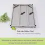 HORV Stainless Steel Pet Toilet Bathroom Dog Potty Trainer with Drawer Tray Portable Training Pet Potty Indoor Outdoor (Fixed/Embedded Style) HORV Stainless Steel Pet Toilet Bathroom Dog Potty Trainer with Drawer Tray Portable Training Pet Potty Indoor Outdoor (Fixed/Embedded Style)