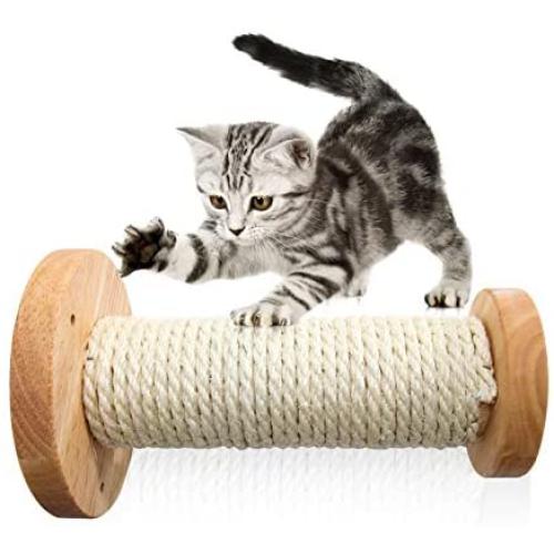 Wall Cat Scratching Post, Cat Scratcher Tree,cat Shelf Cat Wall Perch Sisal Rope for Cat Scratcher Cat Climber Wall Cat Furniture Cat Bed Cat Tower Wall Cat Toy, Wood
