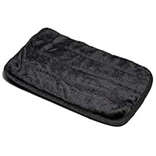 MidWest Quiet Time Pet Bed Deluxe Black Fur Pet Mat
